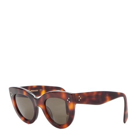 celine cl 41050|CELINE Caty Sunglasses CL 41050/S Havana .